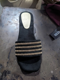 Black Crystal Grace Rhinestone Flat Slipper