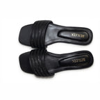Black Crystal Grace Rhinestone Flat Slipper